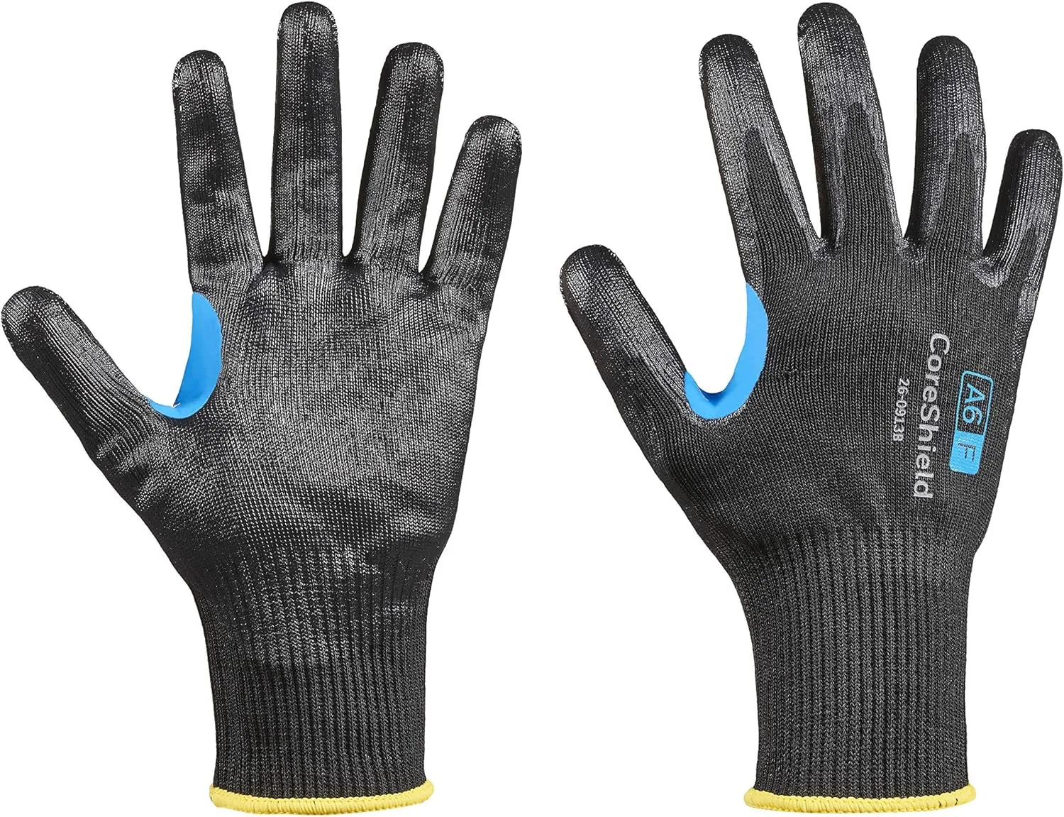 Honeywell CoreShield 13 Gauge Cut-Resistant Gloves, HPPE/Alloy/Basalt Liner, Smooth Nitrile
