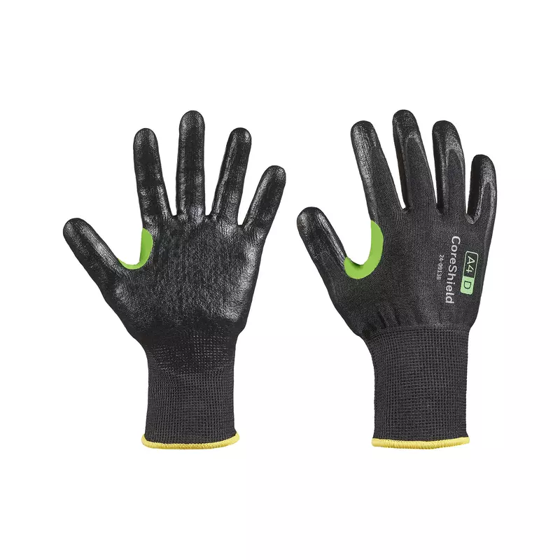 Honeywell CoreShield, 13 gauge, HPPE/basalt black liner, smooth nitrile black coating, A4/D