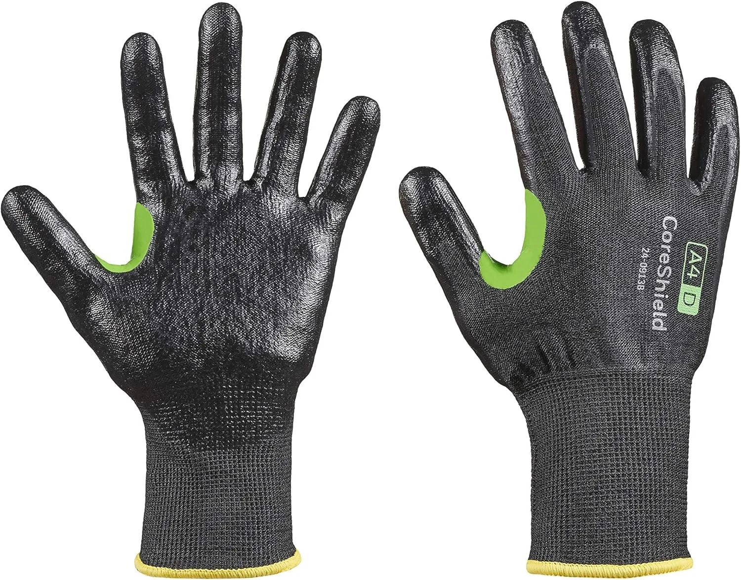 Honeywell CoreShield, 13 gauge, HPPE/basalt black liner, smooth nitrile black coating, A4/D