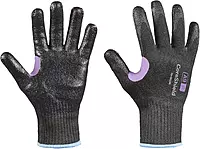 Miller Honeywell CoreShield, 10 gauge HPPE/Kevlar/alloy black liner, smooth nitrile black coating, A9/F