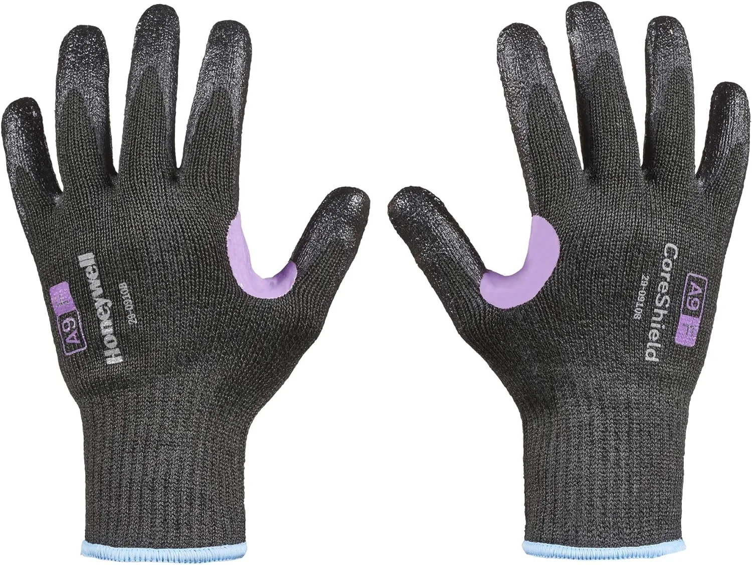 Honeywell Safety Products CoreShield, 10 gauge HPPE/Kevlar/alloy black liner, smooth nitrile black coating, A9/F