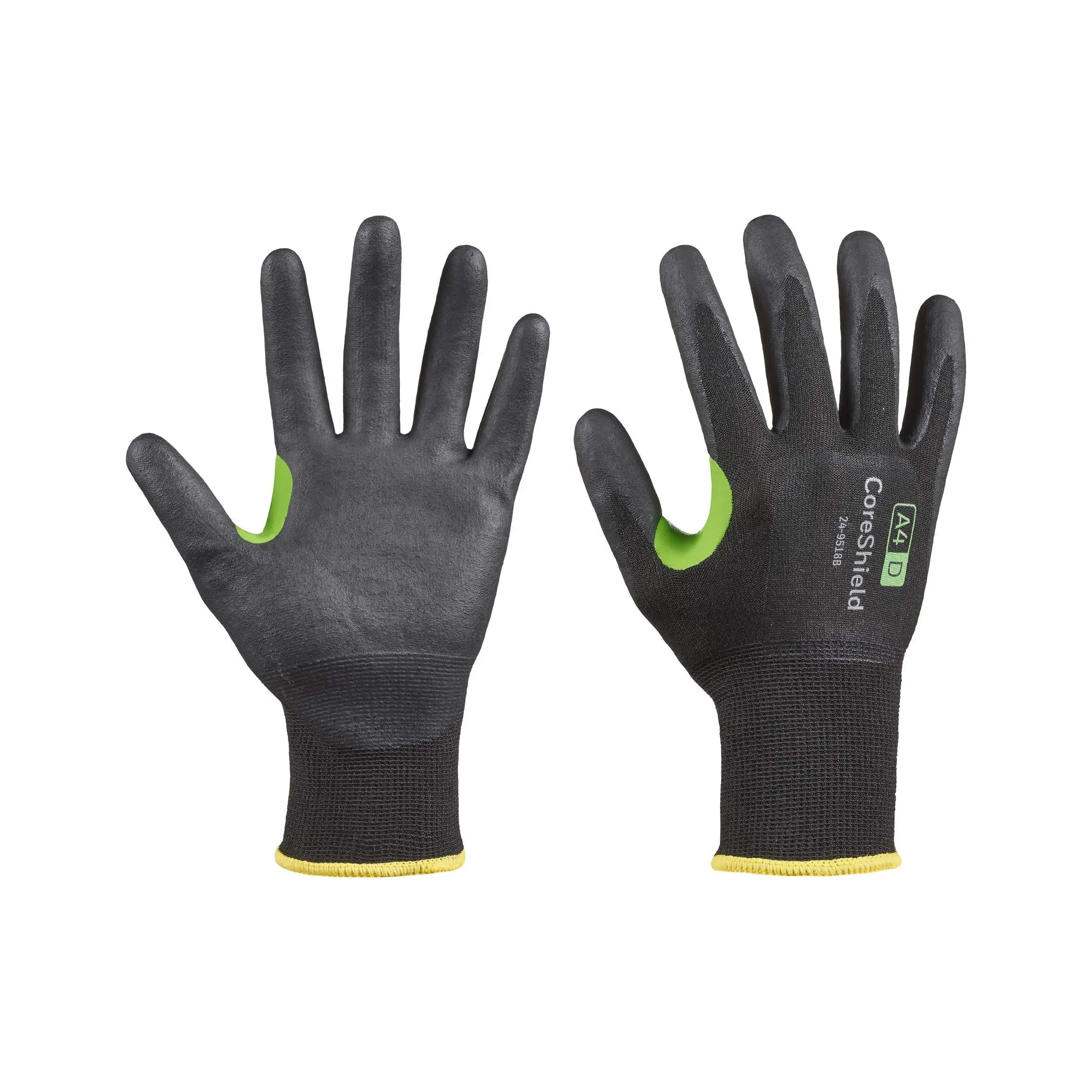 Honeywell CoreShield, 18 gauge, HPPE/steel black liner, nitrile micro-foam black coating, A4/D
