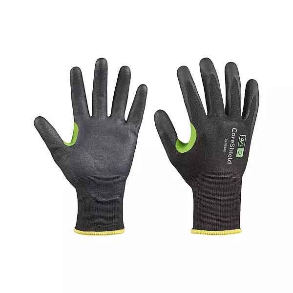 Honeywell CoreShield, 18 gauge, HPPE/steel black liner, nitrile micro-foam black coating, A4/D