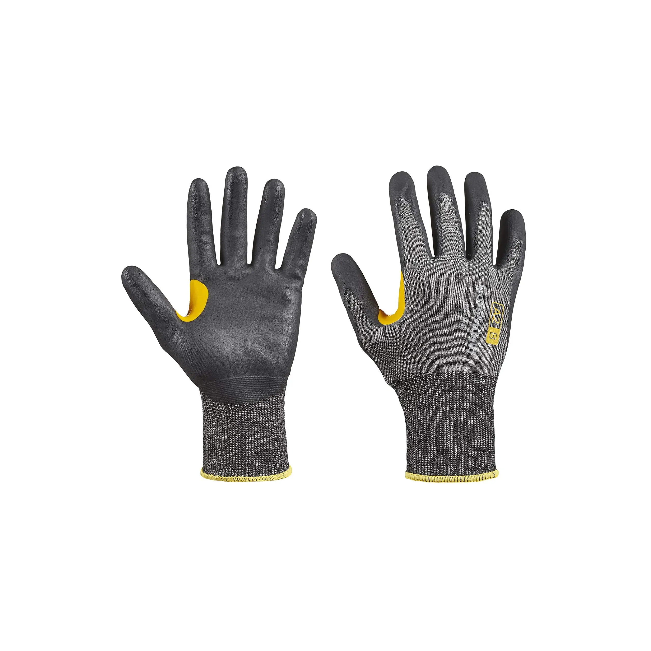 Honeywell CoreShield, 18 gauge HPPE grey liner, nitrile micro-foam black coating, A2/B