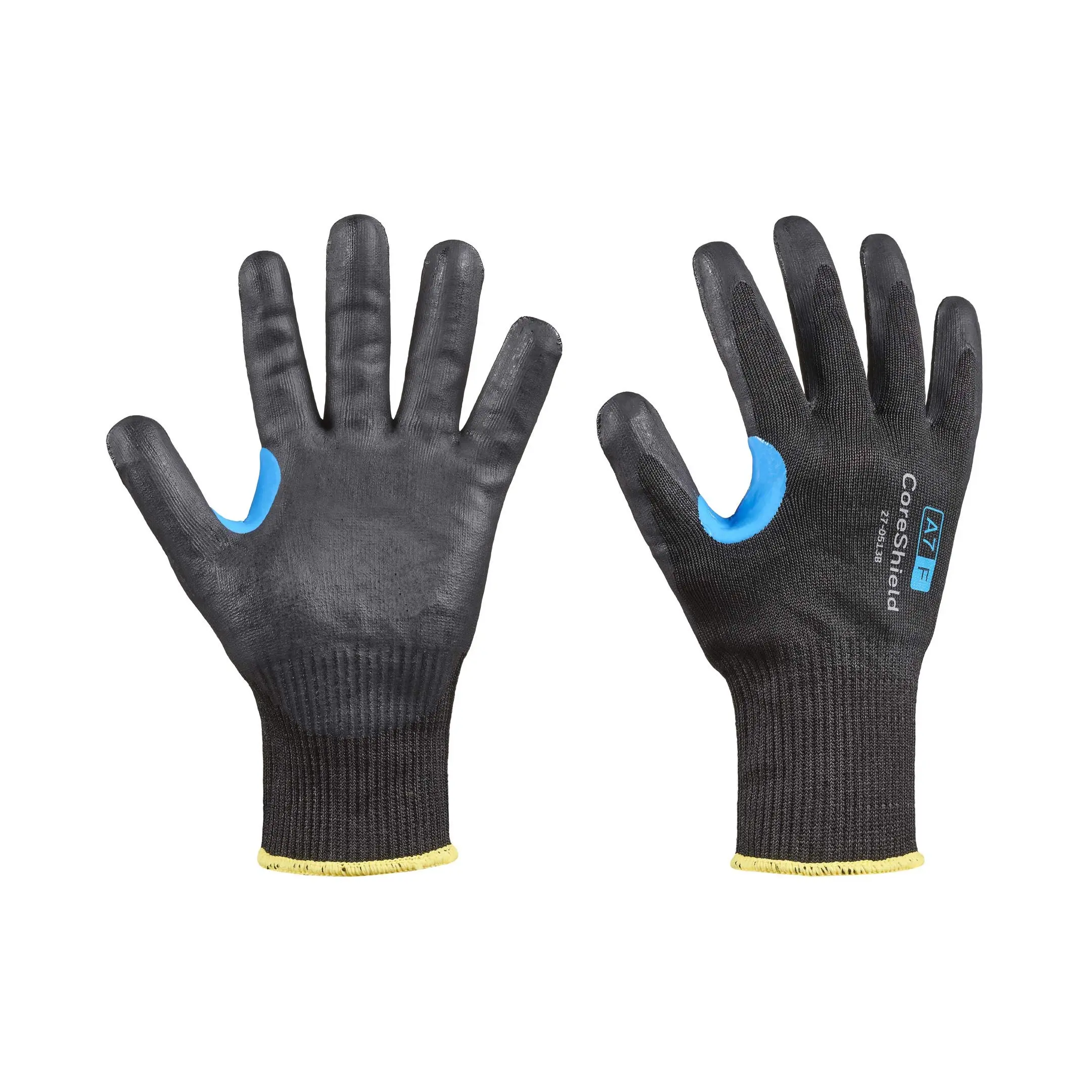 Honeywell CoreShield, 13 gauge HPPE/alloy black liner, nitrile micro-foam coating, A7/F
