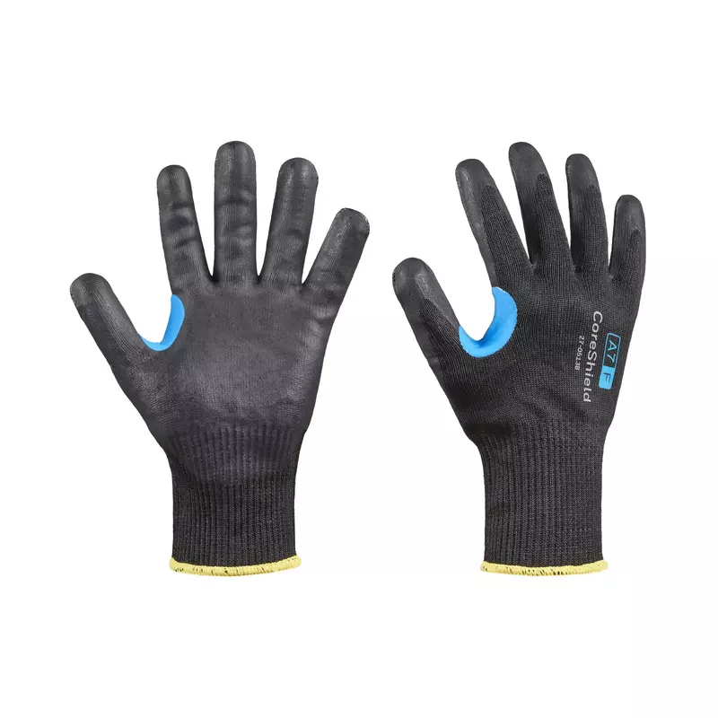 Honeywell CoreShield, 13 gauge HPPE/alloy black liner, nitrile micro-foam coating, A7/F