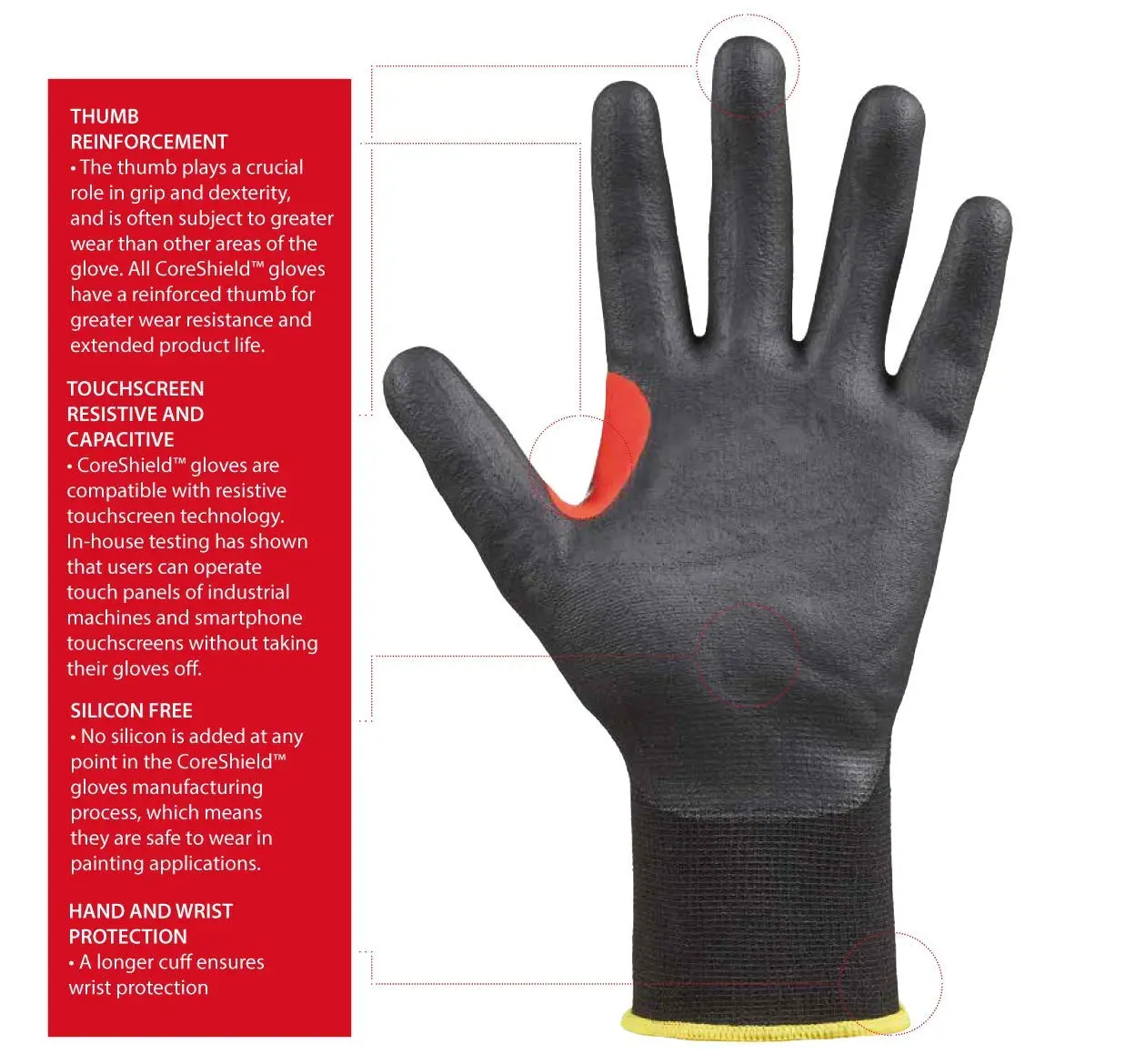 Honeywell CoreShield, 10G HPPE/Basalt, Nitrile, Black/Black A9 29-0910B/8M