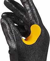 CoreShield, 13 gauge HPPE black liner, smooth nitrile black coating, A2/B, Size L