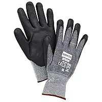 Cut Resistant Gloves, Gray/Black, 2XL, PR