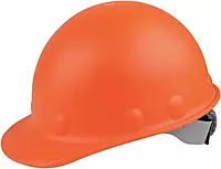 Fibre-Metal by Honeywell P2HNRW03A000 Super Eight Fiber Glass High Heat Ratchet Cap Style Hard Hat, Orange