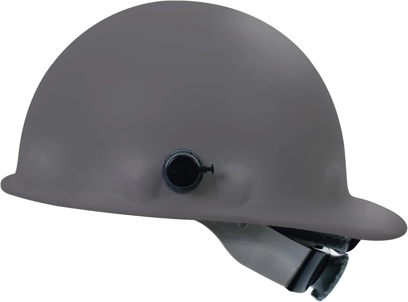 Fibre-Metal by Honeywell P2AQSW09A000 Super Eight Swing Strap Fiber Glass Cap Style Hard Hat with Quick-Lok, Grey, Medium