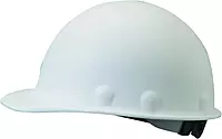 Fibre-Metal by Honeywell P2ASW01A000 Super Eight Swing Strap Fiber Glass Cap Style Hard Hat, White