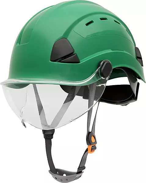 Fibre Metal Safety Helmet Vented Green