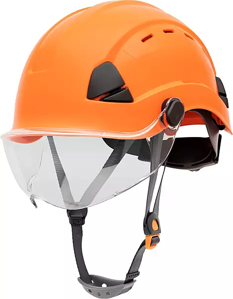 Fibre Metal Safety Helmet Vented Orange