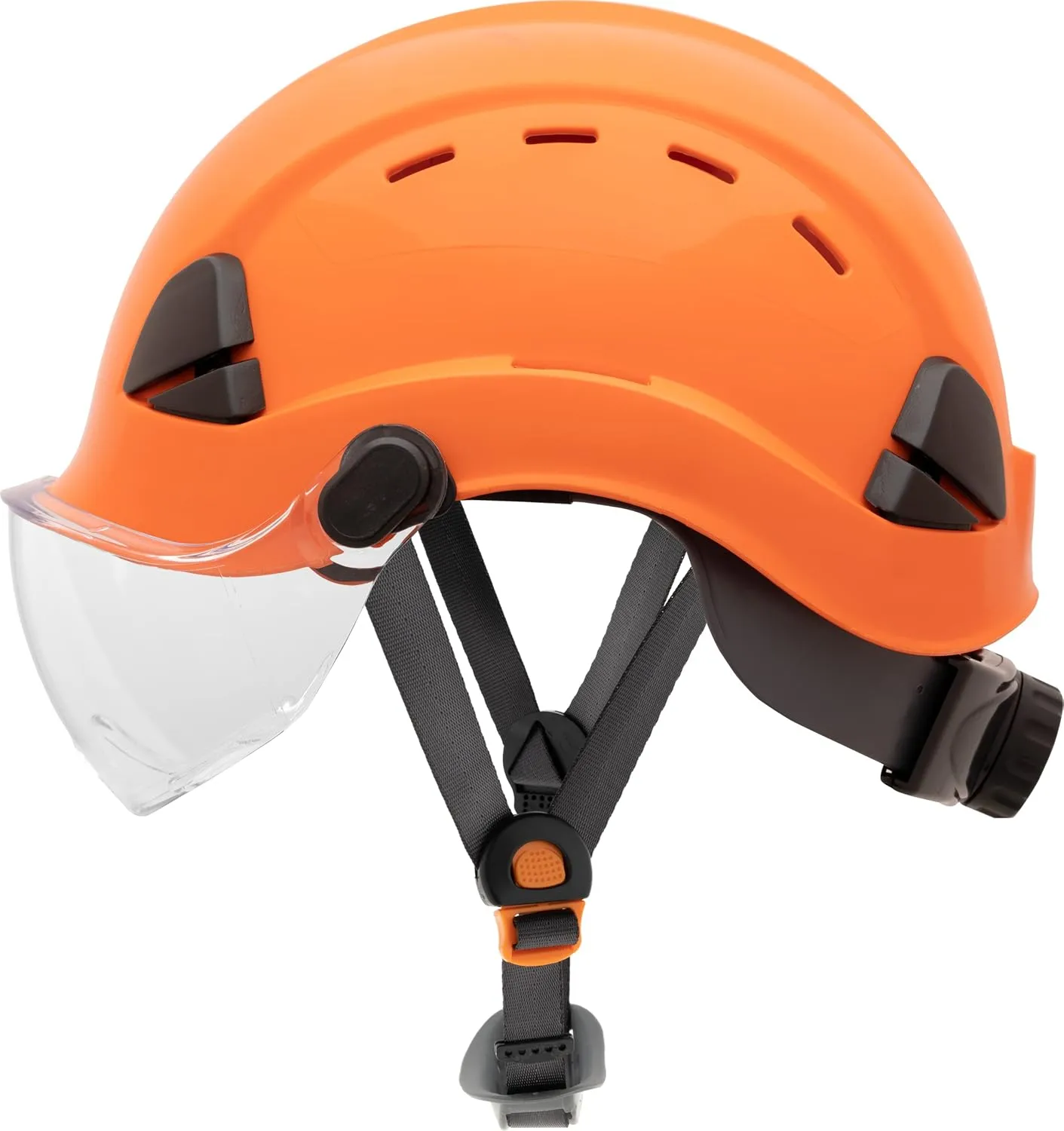 Fibre Metal Safety Helmet Vented Orange