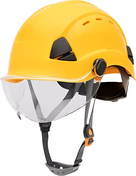Fibre Metal Safety Helmet Vented Yellow