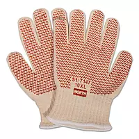 Honeywell Safety Products USA White 10 Gauge Cotton Hot Mill Gloves with Knit Wrist, X-Large (HW2-NOS51/7147-DZ-6)