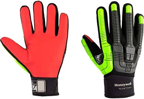 Honeywell Impact ANSI A6 Cut Palm, Slipon Cuff, SM 42-612BY/7S