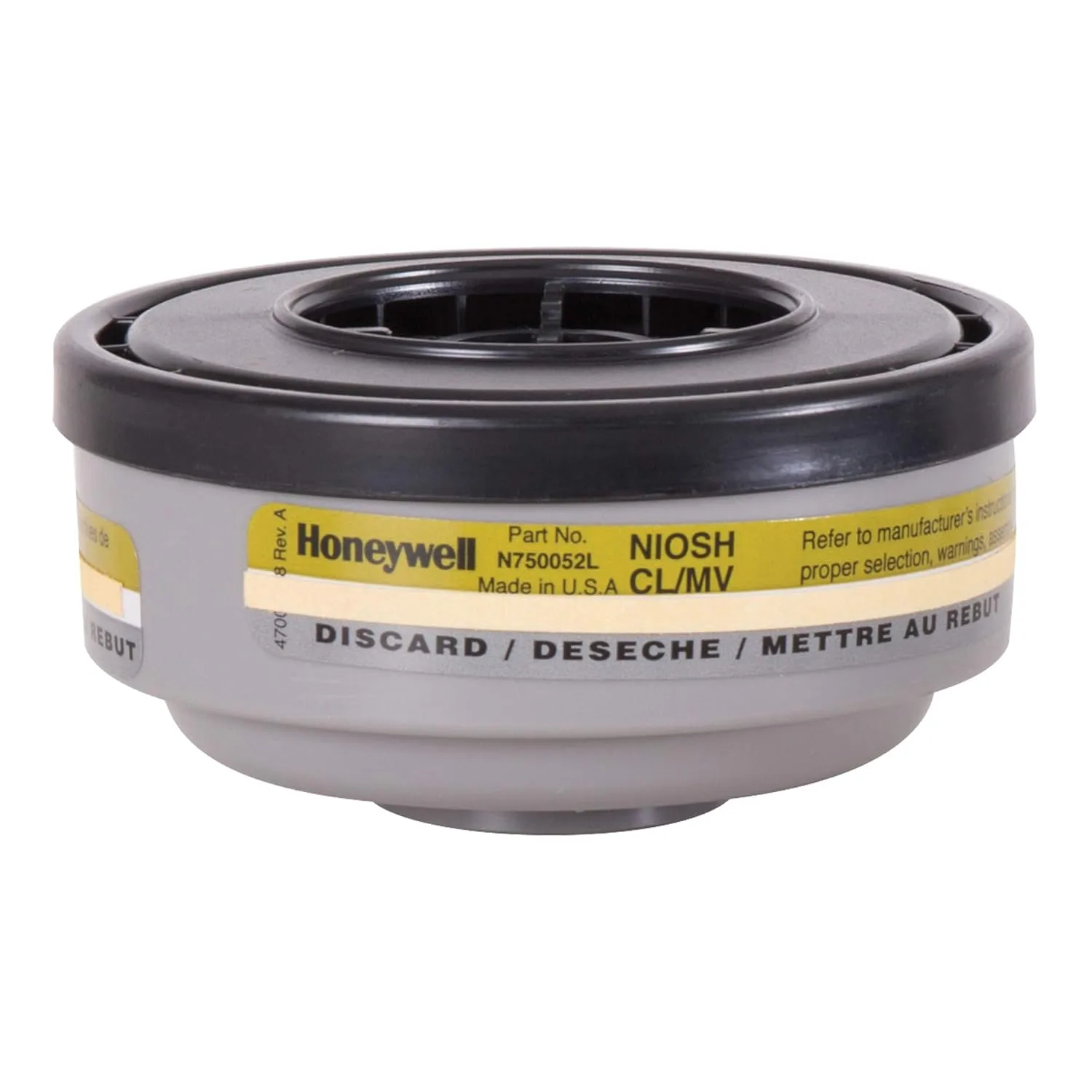 Honeywell N750052L Mercury Vapor/Chlorine Cartridge with ELSI, Olive