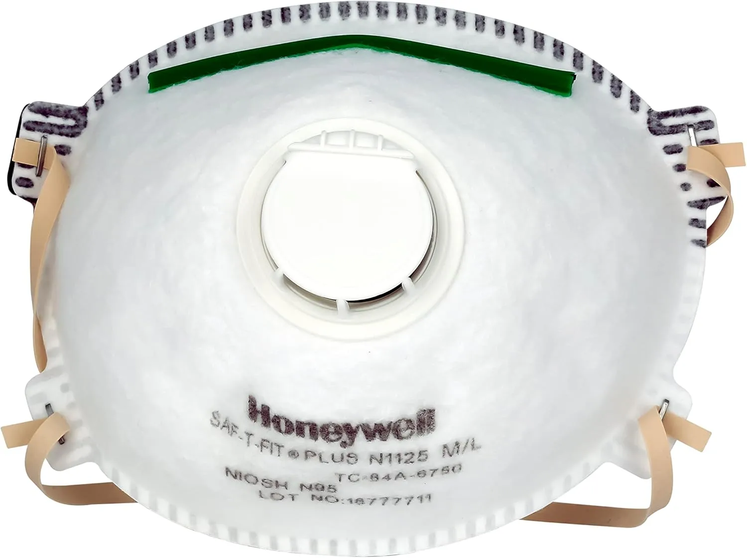 Honeywell NIOSH-Approved N95 Respirator Mask with Exhalation Valve for Airborne Particulates (RWS-54006)