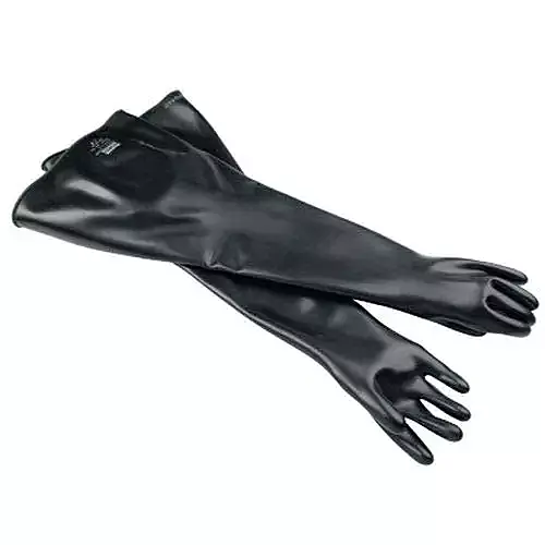 Honeywell Neoprene drybox gloves, 30 mil, size 9-3/4, 1 pair