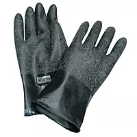 Honeywell Size 10 Black North Butyl 13 mil Unsupported Butyl Chemical Resistant Gloves