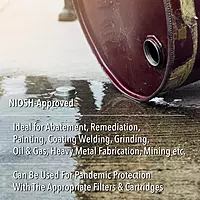 Honeywell North 5400 Series Niosh-Approved Full Facepiece Respirator, Small (54001S)