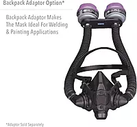 Honeywell Home North 5500 Series Niosh-Approved Half Mask Respirator, Small (550030S), Black