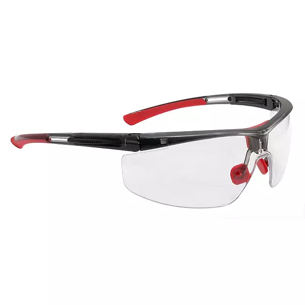 Honeywell North ADAPTEC Narrow Black Frame Clear Lens HYDROSHIELD Anti-Fog Coating T5900NTKHS
