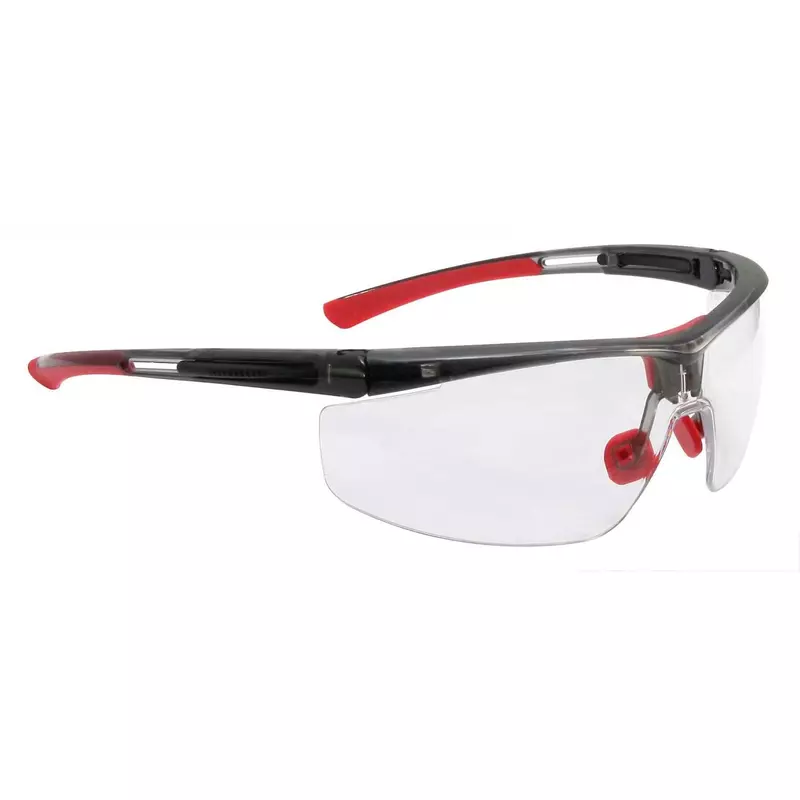 Honeywell North ADAPTEC Narrow Black Frame Clear Lens HYDROSHIELD Anti-Fog Coating T5900NTKHS
