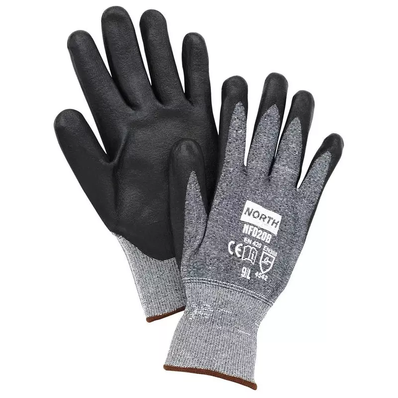 Cut Resistant Gloves, Gray/Black, S, PR