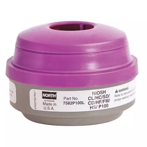 Honeywell Acid Gas P100 Respirator Cartridge (7582P100L)