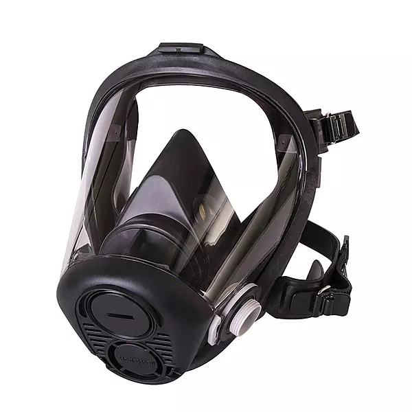 Honeywell North RU6500 Series Niosh-Approved Full Facepiece Silicone Respirator, Medium (RU65001M) 1 Count (Pack of 1)