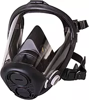 Honeywell North RU6500 Series Niosh-Approved Full Facepiece Silicone Respirator, Medium (RU65001M) 1 Count (Pack of 1)