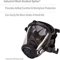 Honeywell North RU6500 Series Niosh-Approved Full Facepiece Silicone Respirator, Medium (RU65001M) 1 Count (Pack of 1)