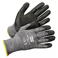 Honeywell NFD20B/8M NorthFlex Light Task Plus 5 Coated Gloves, Medium, Black/Gray (12pk)