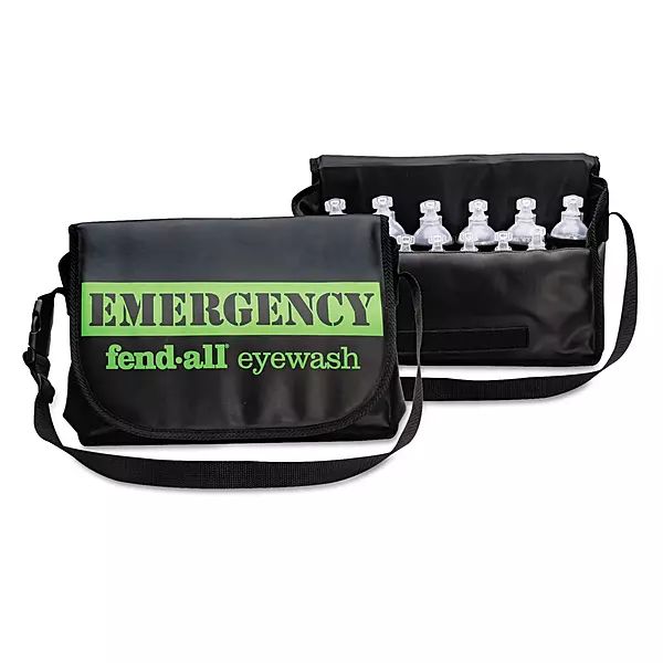 Honeywell Sterile Saline Personal Travel Bag for (6) 1 oz and (6) 4 oz Bottles English 32-000440-0000