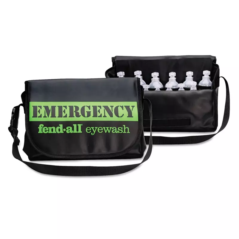 Honeywell Sterile Saline Personal Travel Bag for (6) 1 oz and (6) 4 oz Bottles English 32-000440-0000