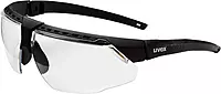 Uvex Honeywell Avatar Safety Glasses Black Frame with Clear Lens & Anti-Scratch Hardcoat (S2850)