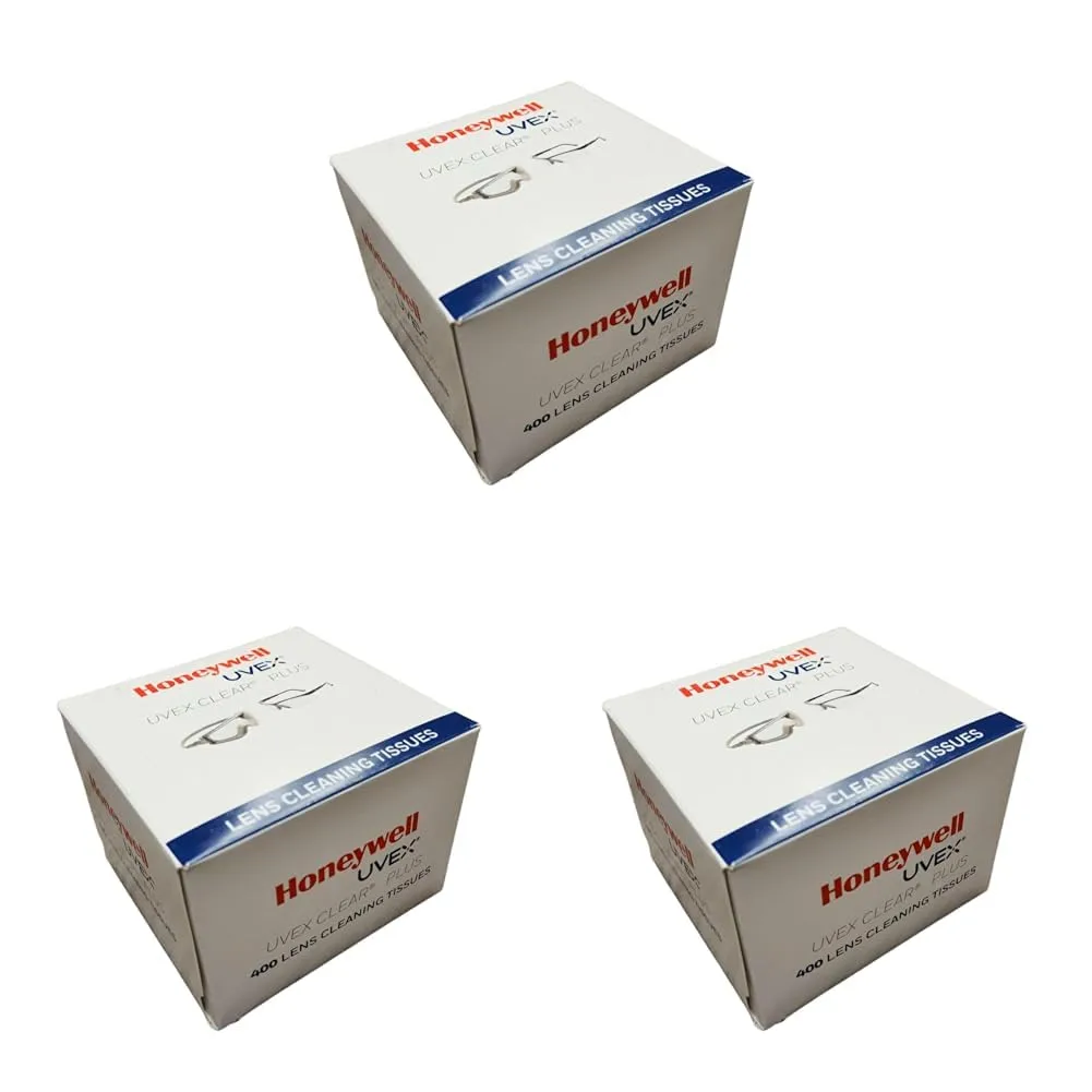 Honeywell Safety Products Uvex Clear Plus Lens Tissues (S475) One Size