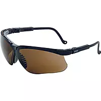 Honeywell Uvex by Genesis Safety Glasses with Uvextreme Anti-Fog Coating, Black Frame