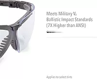 Honeywell Uvex by Genesis Safety Glasses with Uvextreme Anti-Fog Coating, Black Frame