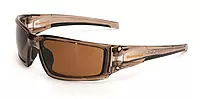Honeywell Uvex Hypershock Safety Glasses, Brown Frame with Espresso Polarized Lens & Anti-Scratch Hardcoat (S2969)