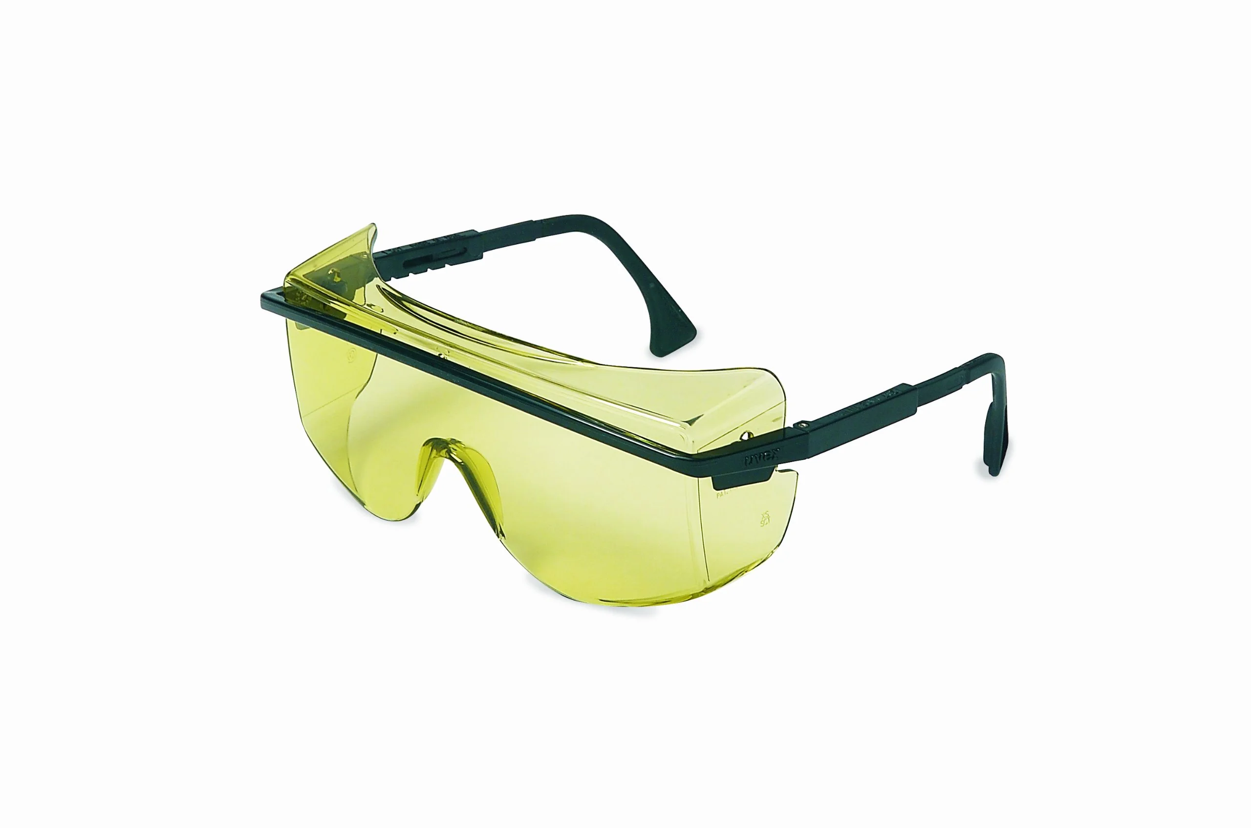 UVEX by Honeywell 763-S2505 OTG 3001 Astrospec, Black Frame, SCT-Low IR Lens, Ultra-Dura Anti-Scratch Coating, Black/Clear