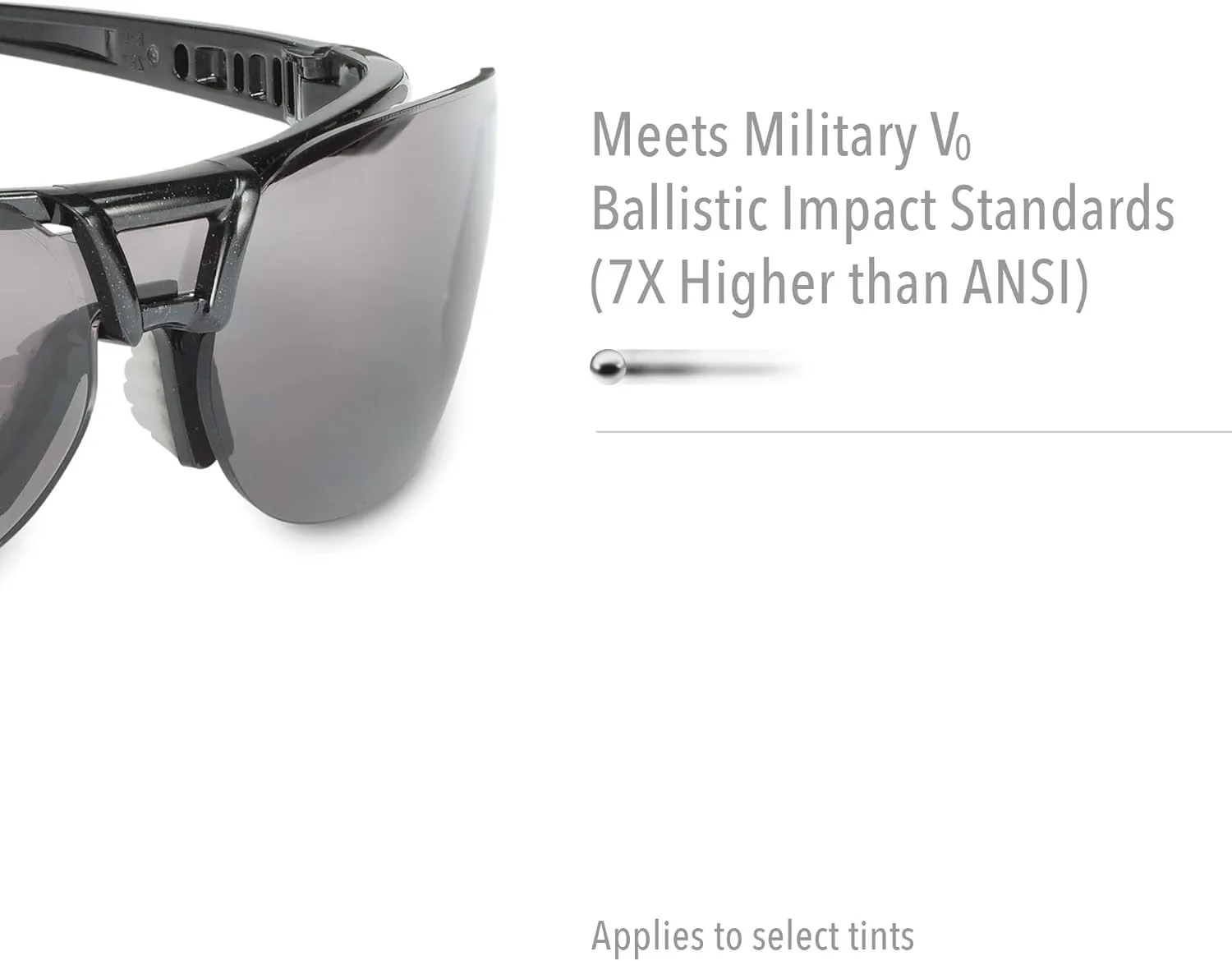 Honeywell Uvex by Protégé Safety Glasses, Metallic Black Frame with Clear Lens & Ultra-Dura Anti-Scratch Hardcoat (S4200-H5)