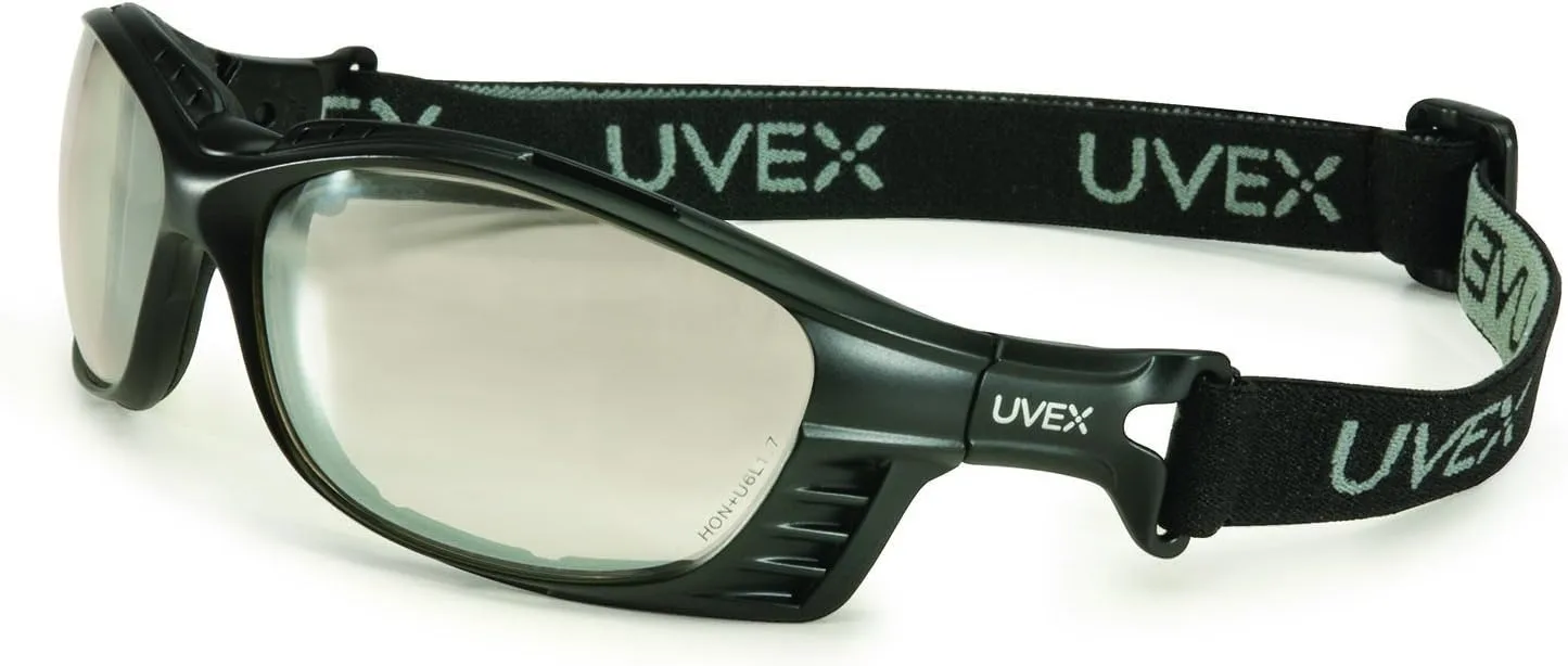 UVEX by Honeywell S2604XP Uvex Livewire Sealed Safety Eyewear with Matte Black Frame, Sct-Reflect 50 Lens Tint