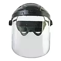 Honeywell UVEX by Honeywell S9550 Uvex Turboshield Clear Polycarbonate Replacement Visor and Clear Lens, Uncoated