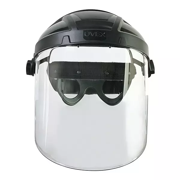 Honeywell UVEX by Honeywell S9550 Uvex Turboshield Clear Polycarbonate Replacement Visor and Clear Lens, Uncoated