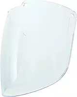 Honeywell Uvex S9555 Turboshield Clear Polycarbonate Replacement Visor and Clear Lens with Dual Anti-Scratch/Anti-Fog Lens