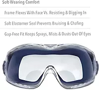 UVEX by Honeywell Stealth +2.5 Diopter Reading Magnifier Goggles with Uvextreme Anti-Fog Lens (S3993X), Clear